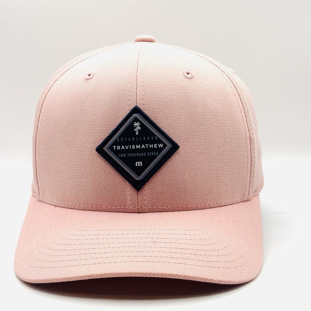 Travis Mathew Fern Grotto Golf Hat - Heather Blush - SnapBack